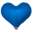 14in METALLIC BLUE IBREX JELLY HEART 5S