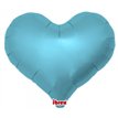 14in METALLIC LIGHT BLUE IBREX JELLY HEART 5S