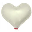 14in METALLIC IVORY IBREX JELLY HEART 5S