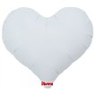 18in WHITE IBREX JELLY HEART 5S