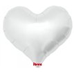 18in METALLIC SILVER IBREX JELLY HEART 5S