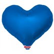 25in METALLIC BLUE IBREX JELLY HEART 5S