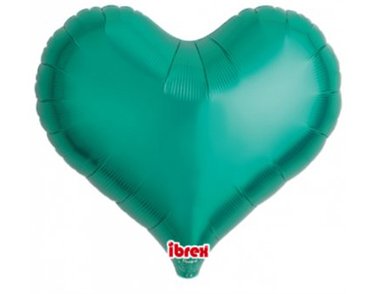 25in METALLIC GREEN IBREX JELLY HEART 5S