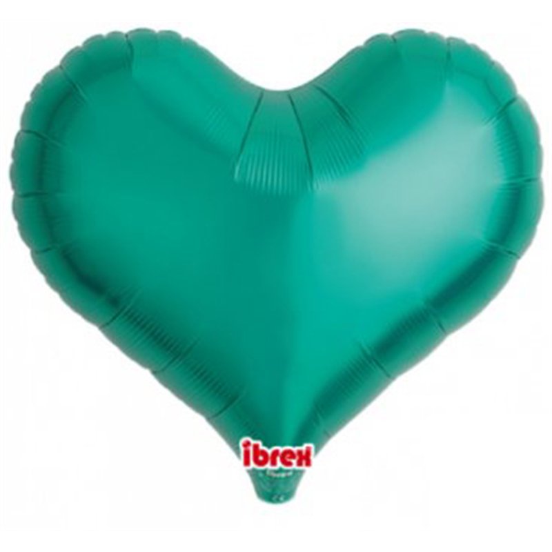 25in METALLIC GREEN IBREX JELLY HEART 5S