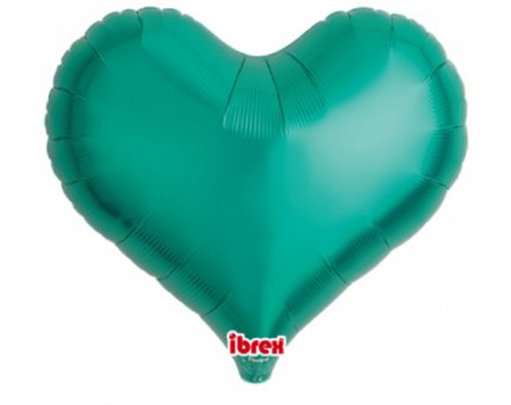 25in METALLIC GREEN IBREX JELLY HEART 5S