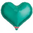 25in METALLIC GREEN IBREX JELLY HEART 5S