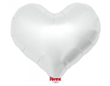 25in METALLIC SILVER IBREX JELLY HEART 5S