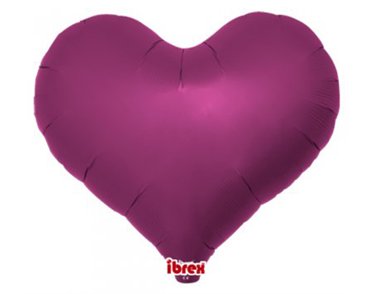 25in METALLIC MAGENTA IBREX JELLY HEART 5S