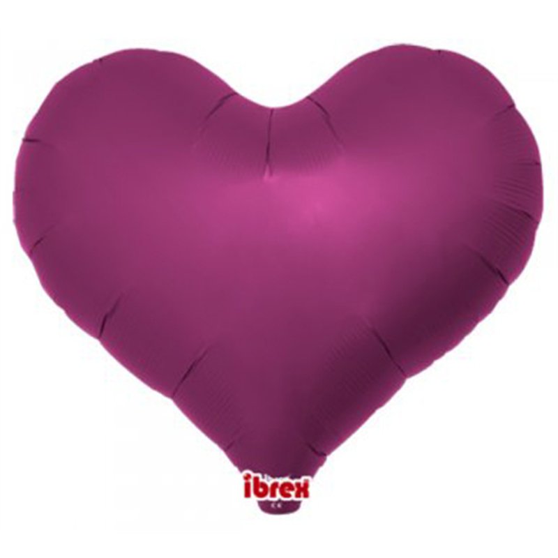 25in METALLIC MAGENTA IBREX JELLY HEART 5S