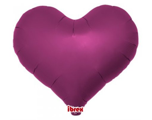 25in METALLIC MAGENTA IBREX JELLY HEART 5S