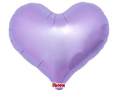 25in METALLIC LAVENDAR IBREX JELLY HEART 5S