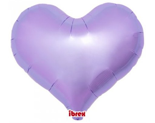 25in METALLIC LAVENDAR IBREX JELLY HEART 5S