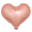 14in METALLIC ROSE GOLD IBREX JELLY HEART 5S