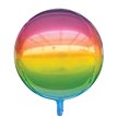 15in RAINBOW SPHERE FOIL BALLOON