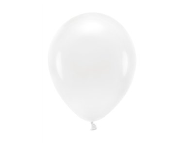 26CM PASTEL WHITE ECO BALLOONS