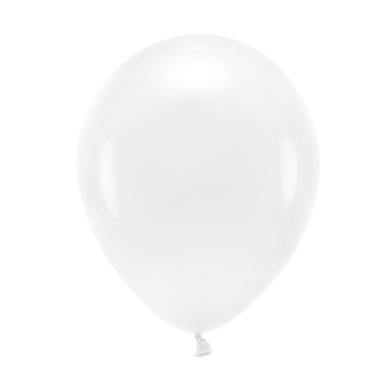 26CM PASTEL WHITE ECO BALLOONS