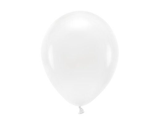 26CM PASTEL WHITE ECO BALLOONS