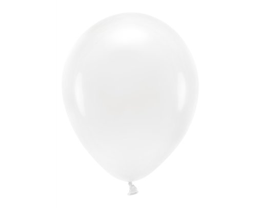 30CM PASTEL WHITE ECO BALLOONS