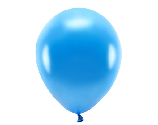 30CM METALLIC BLUE ECO BALLOONS