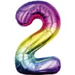 25in NUMBER 2 MULTI FOIL BALLOON