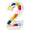 BALLOON MOSAIC NUMERAL 2 STAND