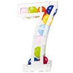 BALLOON MOSAIC NUMERAL 7 STAND