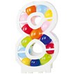 BALLOON MOSAIC NUMERAL 8 STAND