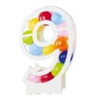 BALLOON MOSAIC NUMERAL 9 STAND