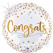 18in CONGRATS CONFETTI FOIL BALLOON
