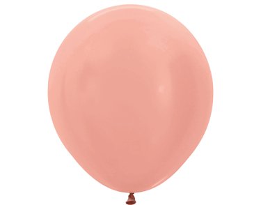 25PK 18in METALLIC ROSE GOLD SEMPERTEX (20010161)