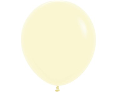 25PK 18in PASTEL YELLOW SEMPERTEX (20012331)