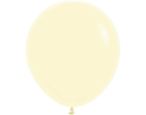 25PK 18in PASTEL YELLOW SEMPERTEX (20012331)