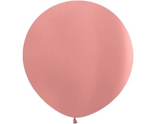 2PK 36in METALLIC ROSE GOLD SEMPERTEX