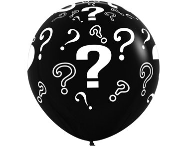 2PK 36in FASHION QUESTION MARK SEMPERTEX (20012534)