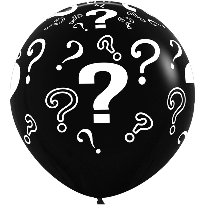2PK 36in FASHION QUESTION MARK SEMPERTEX (20012534)