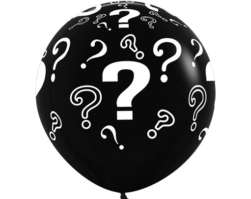 2PK 36in FASHION QUESTION MARK SEMPERTEX (20012534)