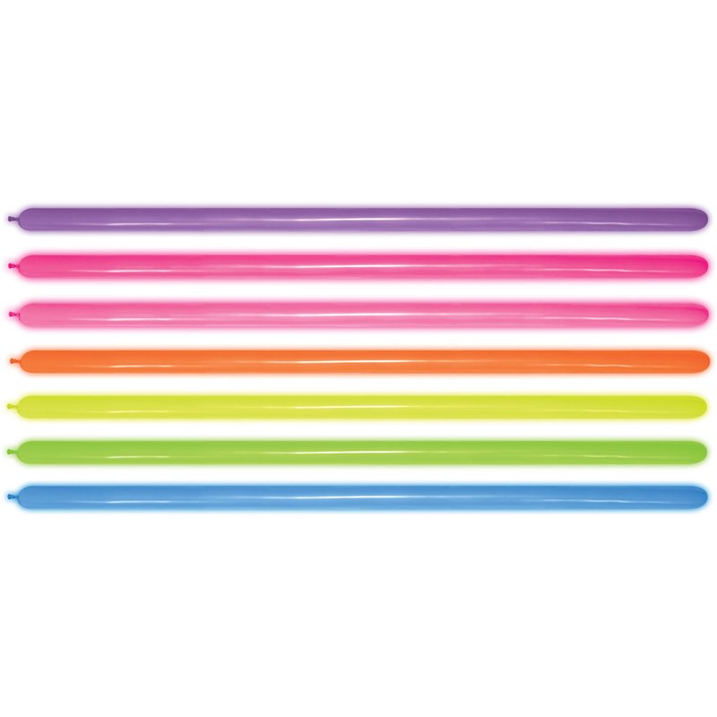 100PK 260 MODELLING NEON ASSORTED SEMPERTEX (20002828)