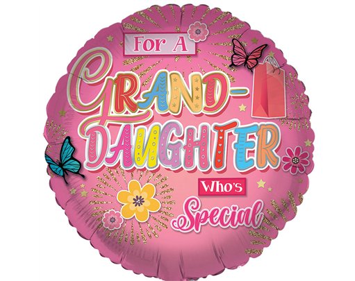 18in GRANDDAUGHTER FOIL BALLOON