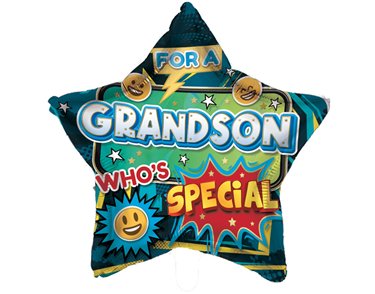 18in GRANDSON FOIL BALLOON