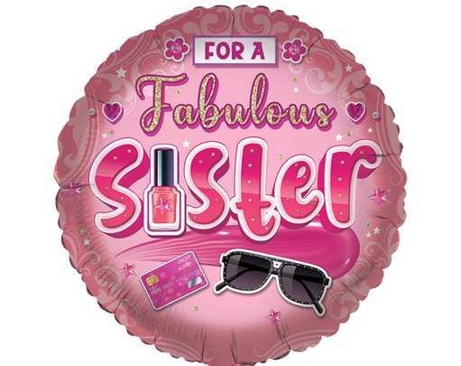 18in SISTER FOIL BALLOON