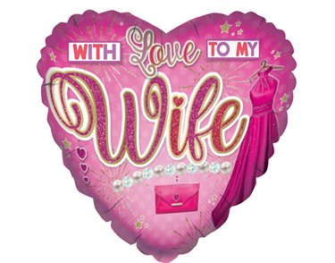 18in WIFE FOIL BALLOON