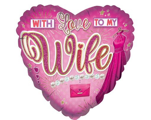 18in WIFE FOIL BALLOON