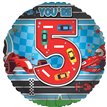 18in AGE 5 MALE FOIL BALLOON