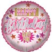 18in OPEN FEMALE BIRTHDAY FOIL BALLOON