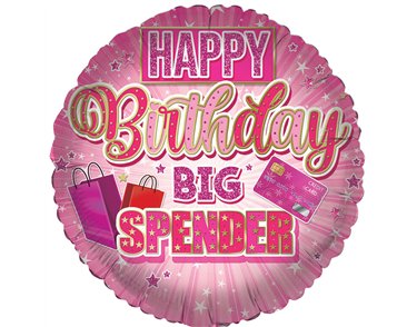 18in OPEN FEMALE BIRTHDAY FOIL BALLOON