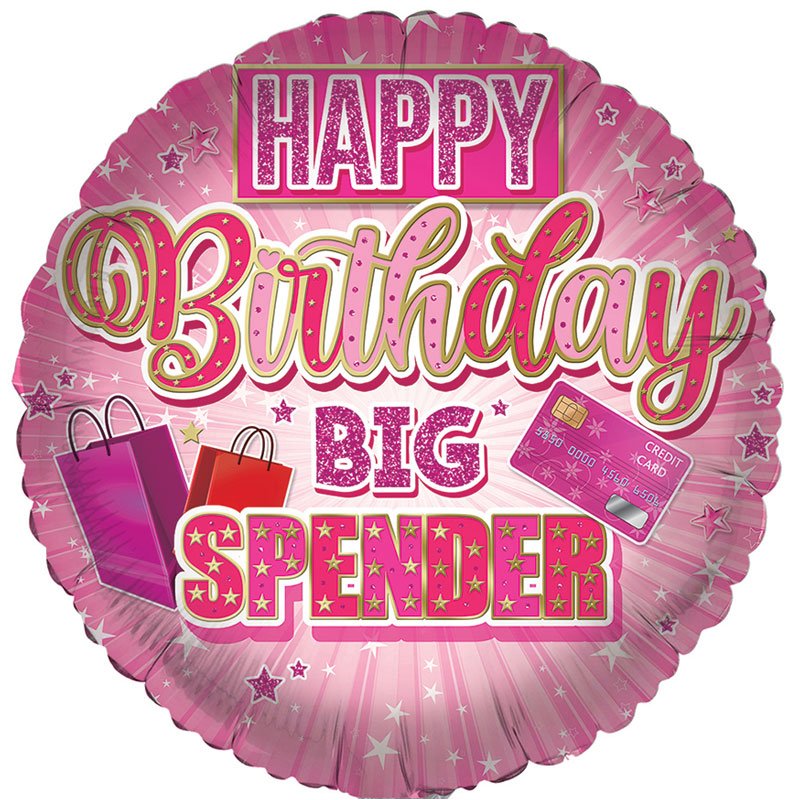 18in OPEN FEMALE BIRTHDAY FOIL BALLOON