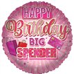 18in OPEN FEMALE BIRTHDAY FOIL BALLOON
