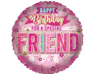 18in FRIEND FEMALE FOIL BALLOON