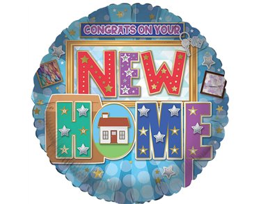18in NEW HOME FOIL BALLOON