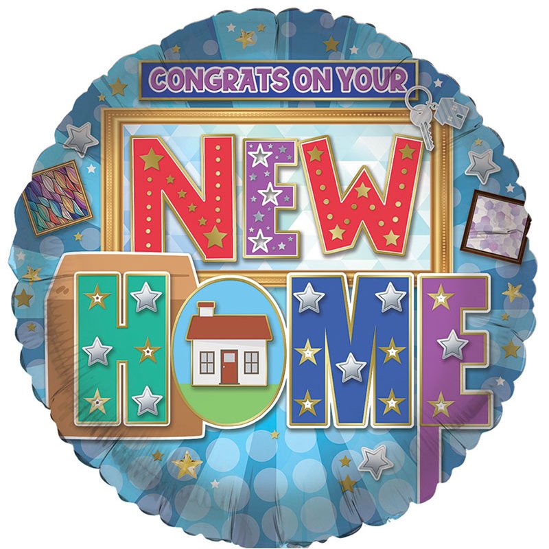 18in NEW HOME FOIL BALLOON